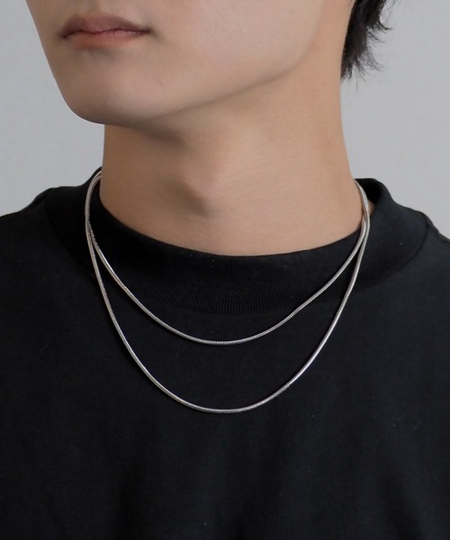 SBG(エスビー)の「SBG スネークチェーンネックレス(ネックレス・メンズ・シルバー/ゴールド/シルバー系その他/ゴールド系その他2/ゴールド系その他3/ゴールド系その他/シルバー系その他2/シルバー系その他3/ブラック系その他/ゴールド系その他4/ゴールド系その他5/シルバー系その他5/シルバー系その他4/ブラック系その他4/ブラック系その他5/ブラック系その他3/ブラック系その他2/ピンク系その他/ピンク系その他5/ピンク系その他2/ピンク系その他4・50cm/60cm/40cm/45cm)」の22枚目の写真