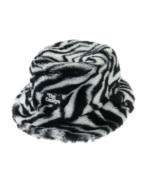 Candy Stripper（キャンディストリッパー）の「ZEBRA FUR バケットハット（ハット・レディース・オフホワイト/ベージュ・FREE）」の3枚目の写真