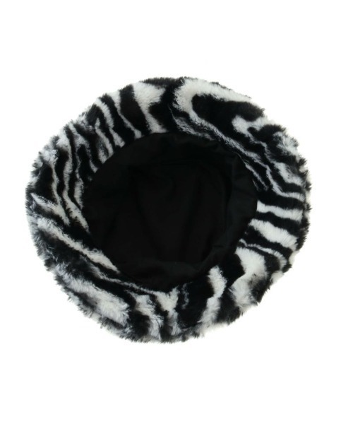 Candy Stripper（キャンディストリッパー）の「ZEBRA FUR バケットハット（ハット・レディース・オフホワイト/ベージュ・FREE）」の9枚目の写真