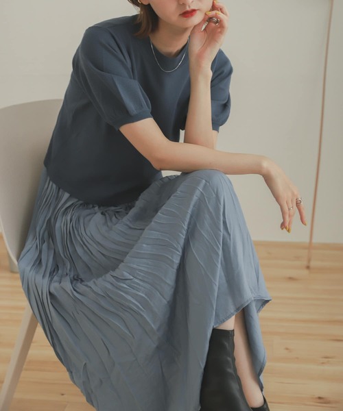 SENSE OF PLACE by URBAN RESEARCH（センスオブプレイスバイアーバンリサーチ）の「ワッシャーキャミワンピースアンサンブル（ワンピース・レディース・ブルー/ライトベージュ/ブラック・ONE）」の3枚目の写真