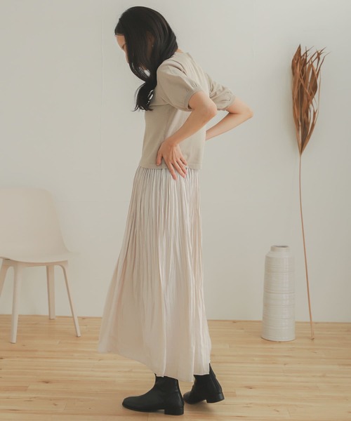 SENSE OF PLACE by URBAN RESEARCH（センスオブプレイスバイアーバンリサーチ）の「ワッシャーキャミワンピースアンサンブル（ワンピース・レディース・ブルー/ライトベージュ/ブラック・ONE）」の8枚目の写真