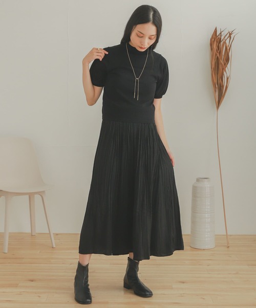 SENSE OF PLACE by URBAN RESEARCH（センスオブプレイスバイアーバンリサーチ）の「ワッシャーキャミワンピースアンサンブル（ワンピース・レディース・ブルー/ライトベージュ/ブラック・ONE）」の16枚目の写真