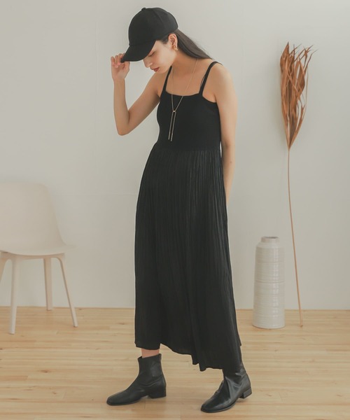 SENSE OF PLACE by URBAN RESEARCH（センスオブプレイスバイアーバンリサーチ）の「ワッシャーキャミワンピースアンサンブル（ワンピース・レディース・ブルー/ライトベージュ/ブラック・ONE）」の13枚目の写真