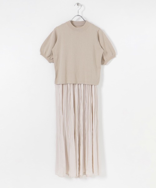 SENSE OF PLACE by URBAN RESEARCH（センスオブプレイスバイアーバンリサーチ）の「ワッシャーキャミワンピースアンサンブル（ワンピース・レディース・ブルー/ライトベージュ/ブラック・ONE）」の14枚目の写真