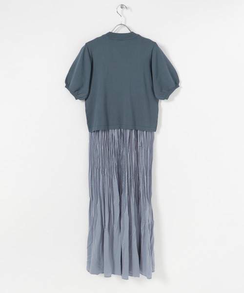 SENSE OF PLACE by URBAN RESEARCH（センスオブプレイスバイアーバンリサーチ）の「ワッシャーキャミワンピースアンサンブル（ワンピース・レディース・ブルー/ライトベージュ/ブラック・ONE）」の7枚目の写真