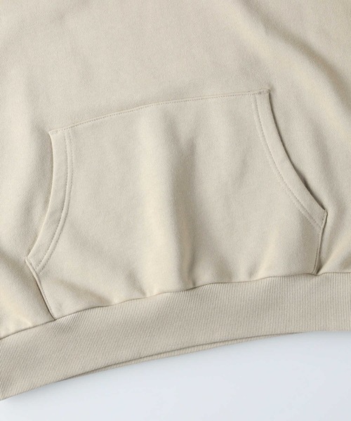 CAMP7(キャンプセブン)の「【CAMP7】バイカラーバックロゴスウェットパーカー(パーカー・レディース・ベージュ/ネイビー/オフホワイト・S/M/L)」の11枚目の写真