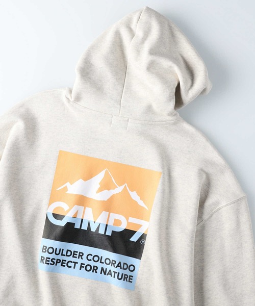 CAMP7（キャンプセブン）の「【CAMP7】バイカラーバックロゴスウェット