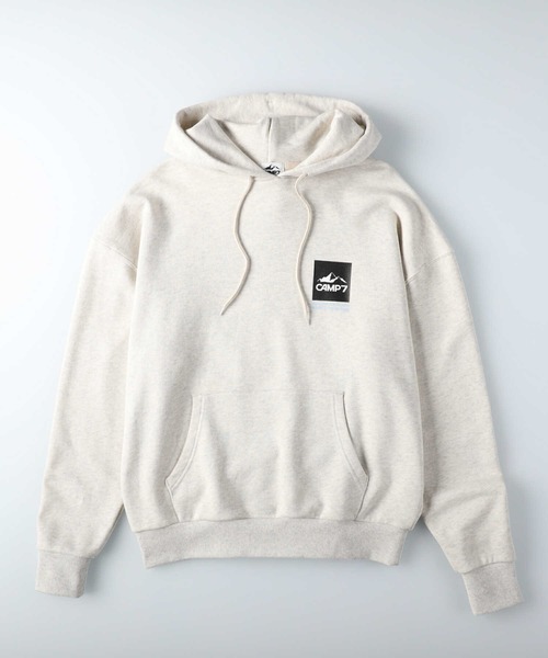 CAMP7(キャンプセブン)の「【CAMP7】バイカラーバックロゴスウェットパーカー(パーカー・レディース・ベージュ/ネイビー/オフホワイト・S/M/L)」の17枚目の写真
