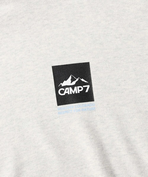 CAMP7(キャンプセブン)の「【CAMP7】バイカラーバックロゴスウェットパーカー(パーカー・レディース・ベージュ/ネイビー/オフホワイト・S/M/L)」の14枚目の写真
