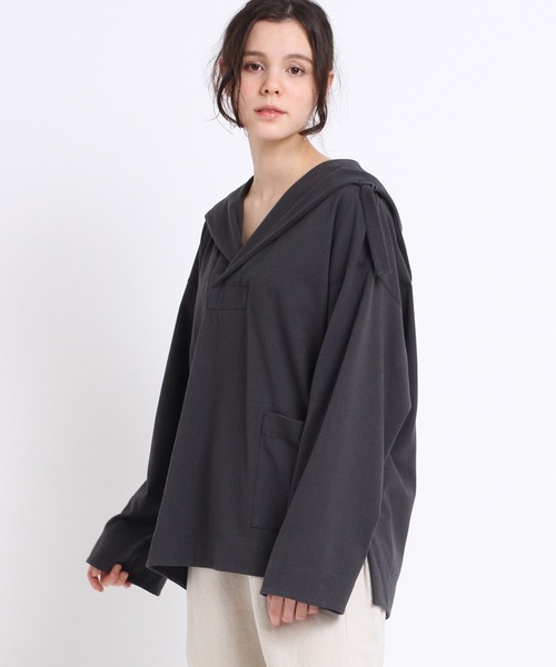 RNA-N（アールエヌエーエヌ）の「M1703 １６／－ＯＥパーカー（パーカー・レディース・オフホワイト/スミクロ/パープル・MEDIUM）」の15枚目の写真