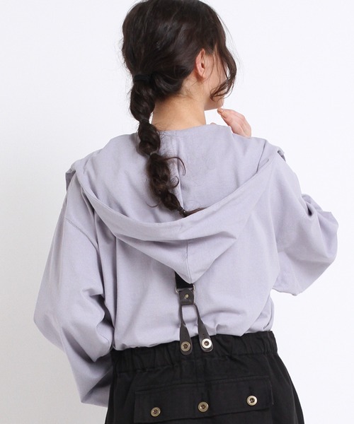 RNA-N（アールエヌエーエヌ）の「M1703 １６／－ＯＥパーカー（パーカー・レディース・オフホワイト/スミクロ/パープル・MEDIUM）」の17枚目の写真