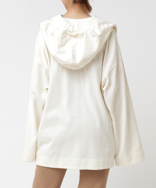 RNA-N（アールエヌエーエヌ）の「M1703 １６／－ＯＥパーカー（パーカー・レディース・オフホワイト/スミクロ/パープル・MEDIUM）」の22枚目の写真