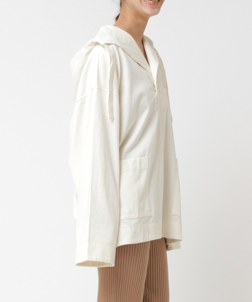 RNA-N（アールエヌエーエヌ）の「M1703 １６／－ＯＥパーカー（パーカー・レディース・オフホワイト/スミクロ/パープル・MEDIUM）」の21枚目の写真