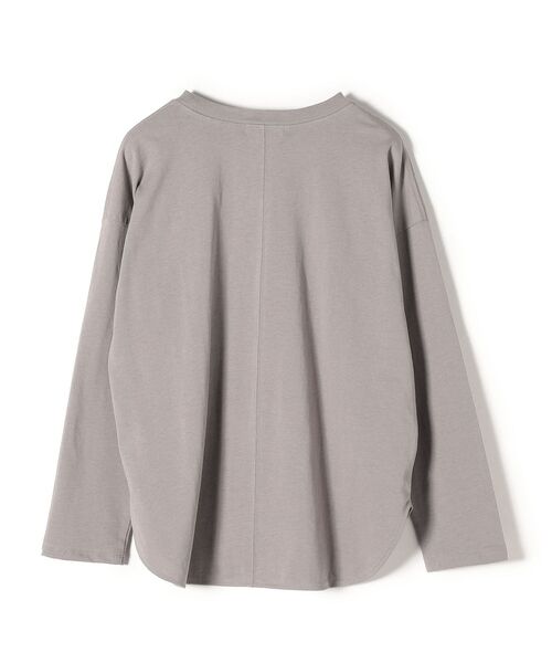 SHIPS Days（シップスデイズ）の「SHIPS Days:ジャージーリラックスロングスリーブTee（Tシャツ/カットソー・レディース・ブラック/ホワイト/グレー/イエロー・ONE SIZE）」の6枚目の写真