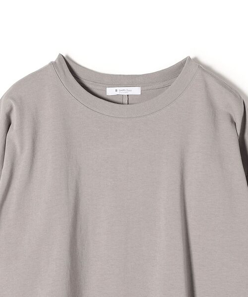 SHIPS Days（シップスデイズ）の「SHIPS Days:ジャージーリラックスロングスリーブTee（Tシャツ/カットソー・レディース・ブラック/ホワイト/グレー/イエロー・ONE SIZE）」の5枚目の写真