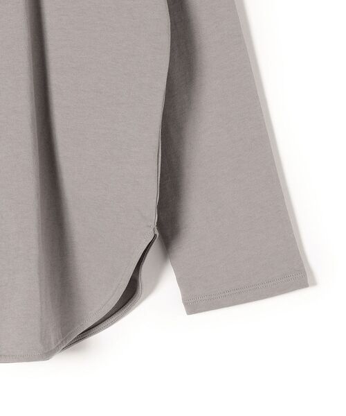 SHIPS Days（シップスデイズ）の「SHIPS Days:ジャージーリラックスロングスリーブTee（Tシャツ/カットソー・レディース・ブラック/ホワイト/グレー/イエロー・ONE SIZE）」の7枚目の写真