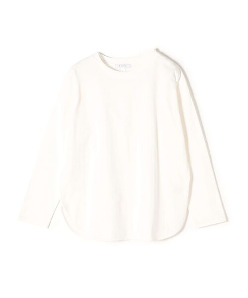 SHIPS Days（シップスデイズ）の「SHIPS Days:ジャージーリラックスロングスリーブTee（Tシャツ/カットソー・レディース・ブラック/ホワイト/グレー/イエロー・ONE SIZE）」の9枚目の写真