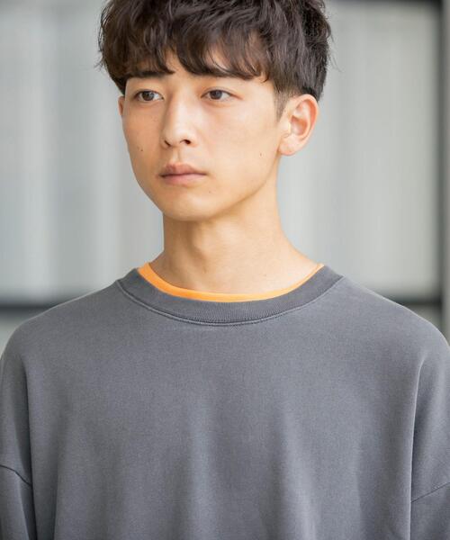 coen(コーエン)の「USAコットンピグメント裏毛クルーネックスウェット(スウェット・メンズ・パープル/ブラック/オレンジ・LARGE/MEDIUM/SMALL/X-LARGE)」の9枚目の写真