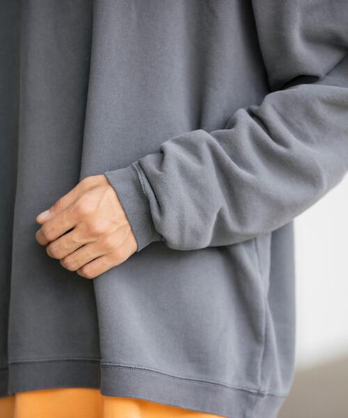 coen(コーエン)の「USAコットンピグメント裏毛クルーネックスウェット(スウェット・メンズ・パープル/ブラック/オレンジ・LARGE/MEDIUM/SMALL/X-LARGE)」の18枚目の写真