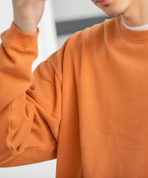 coen(コーエン)の「USAコットンピグメント裏毛クルーネックスウェット(スウェット・メンズ・パープル/ブラック/オレンジ・LARGE/MEDIUM/SMALL/X-LARGE)」の22枚目の写真