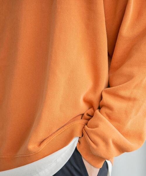 coen(コーエン)の「USAコットンピグメント裏毛クルーネックスウェット(スウェット・メンズ・パープル/ブラック/オレンジ・LARGE/MEDIUM/SMALL/X-LARGE)」の11枚目の写真