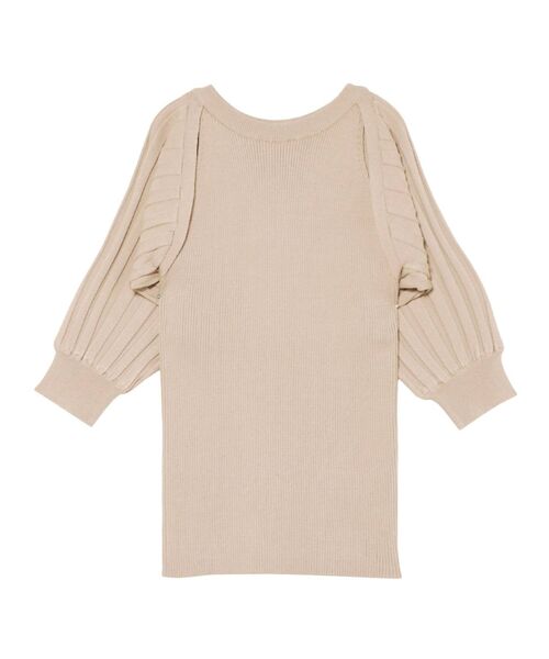 LAGUNAMOON（ラグナムーン）の「ドッキンングモモンガニットプルオーバー（ニット/セーター・レディース・ボルドー/ブラウン/ベージュ・FREE）」の2枚目の写真