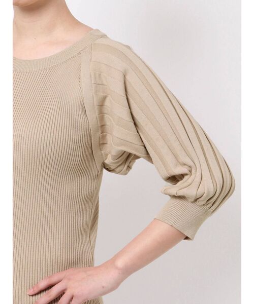 LAGUNAMOON（ラグナムーン）の「ドッキンングモモンガニットプルオーバー（ニット/セーター・レディース・ボルドー/ブラウン/ベージュ・FREE）」の8枚目の写真