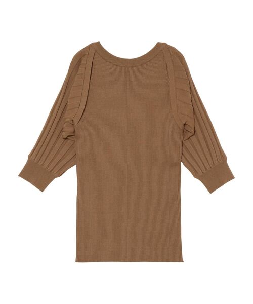 LAGUNAMOON（ラグナムーン）の「ドッキンングモモンガニットプルオーバー（ニット/セーター・レディース・ボルドー/ブラウン/ベージュ・FREE）」の15枚目の写真