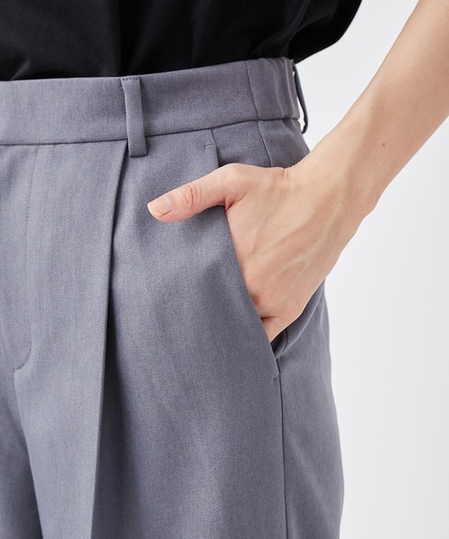 KASHIYAMA（カシヤマ）の「＜ウォッシャブル＞ウールライクポーリーツイルワイドパンツ（その他パンツ・レディース・ピンクベージュ/ブラウン/モカ/グレー/ライトブルー・マルチサイズ）」の19枚目の写真