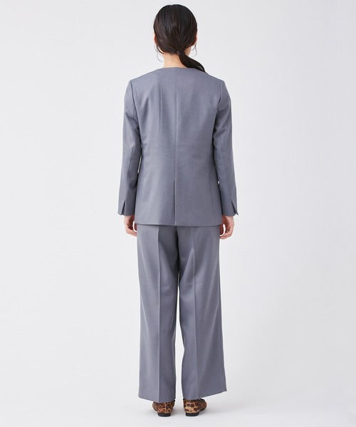 KASHIYAMA（カシヤマ）の「＜ウォッシャブル＞ウールライクポーリーツイルワイドパンツ（その他パンツ・レディース・ピンクベージュ/ブラウン/モカ/グレー/ライトブルー・マルチサイズ）」の13枚目の写真