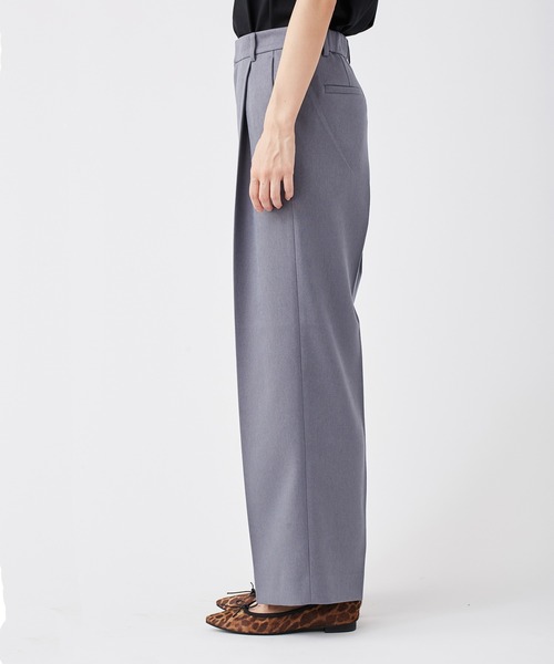 KASHIYAMA（カシヤマ）の「＜ウォッシャブル＞ウールライクポーリーツイルワイドパンツ（その他パンツ・レディース・ピンクベージュ/ブラウン/モカ/グレー/ライトブルー・マルチサイズ）」の15枚目の写真