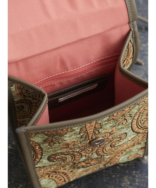 Green　Parks（グリーンパークス）の「ペイズリージャガードショルダーバッグ＊（ショルダーバッグ・レディース・カーキ・FREE）」の10枚目の写真