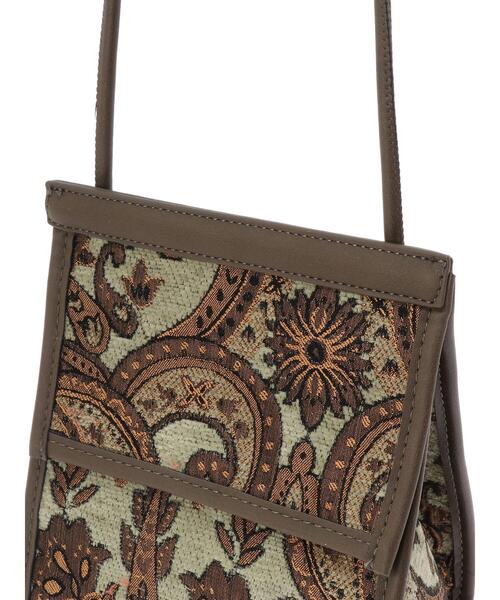 Green　Parks（グリーンパークス）の「ペイズリージャガードショルダーバッグ＊（ショルダーバッグ・レディース・カーキ・FREE）」の19枚目の写真