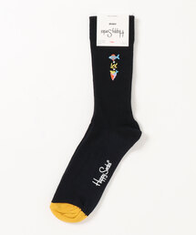 Happy Socks | 【Happy Socks / ハッピーソックス】Embroidery RIB SOCKS(ソックス/靴下)