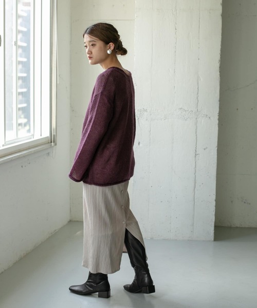 KBF（ケイビーエフ）の「センターシームロングブーツ∴（ブーツ・レディース・ブラック/オフホワイト・36/38/37）」の10枚目の写真