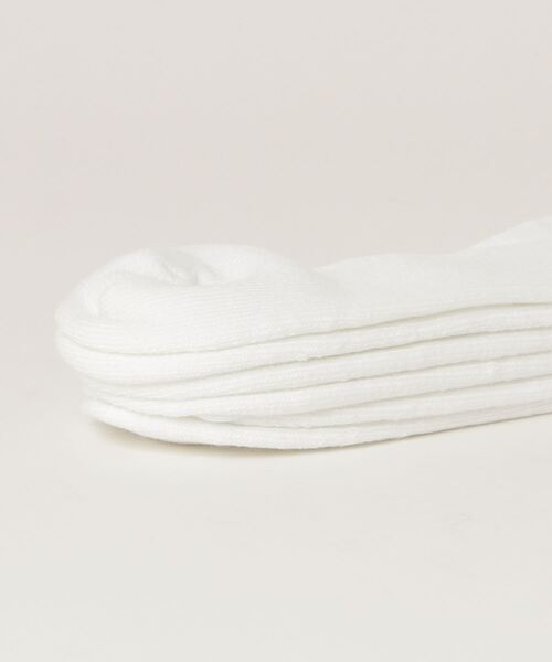 Champion（チャンピオン）の「【CHAMPION/チャンピオン】ショートレングスソックス 靴下（３Ｐ）/３足組（ソックス/靴下・メンズ・グレー/ホワイト/ネイビー/ブラック・MEDIUM/LARGE/SMALL）」の5枚目の写真