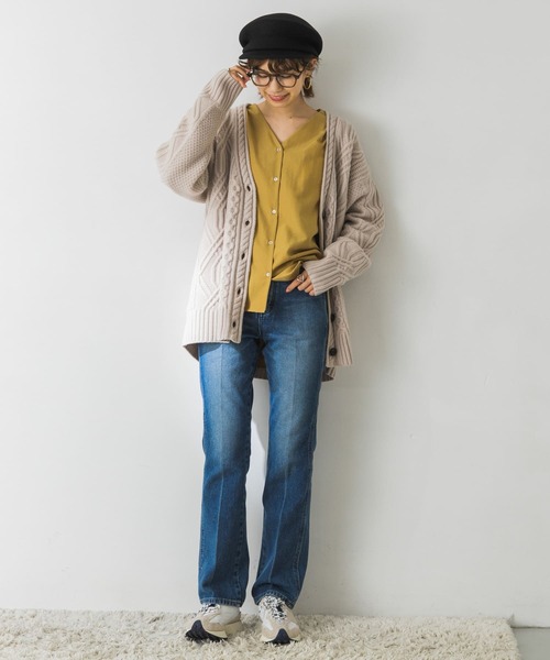 Wrangler（ラングラー）の「Wrangler　FLARE JEAN（デニムパンツ・レディース・ブルー・SMALL/X-SMALL）」の3枚目の写真