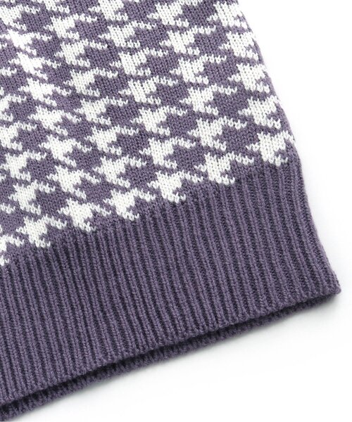 algy（アルジー）の「千鳥柄ベスト（ベスト・キッズ・オフホワイト/ブラック/ラベンダー・MEDIUM/X-SMALL/XX-SMALL/SMALL）」の14枚目の写真