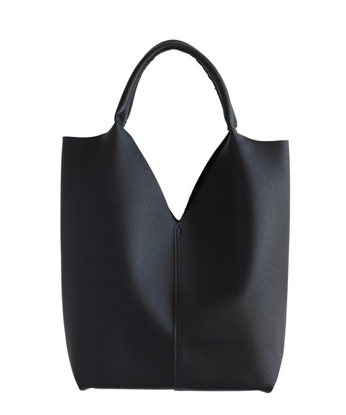 reca(レカ)の「合皮トライアングルカットトート(トートバッグ・レディース・ベージュ/ブラック/ライトグレー・ONE SIZE)」の22枚目の写真