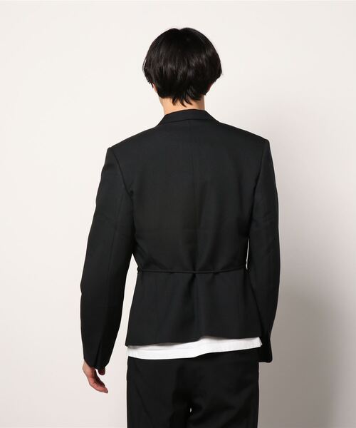 RANDOM IDENTITIES（ランダムアイデンティティーズ）の「Random Identities/ランダム アイデンティティーズ/TIE BLAZER（テーラードジャケット・メンズ・ブラック/レッド・50/48）」の5枚目の写真