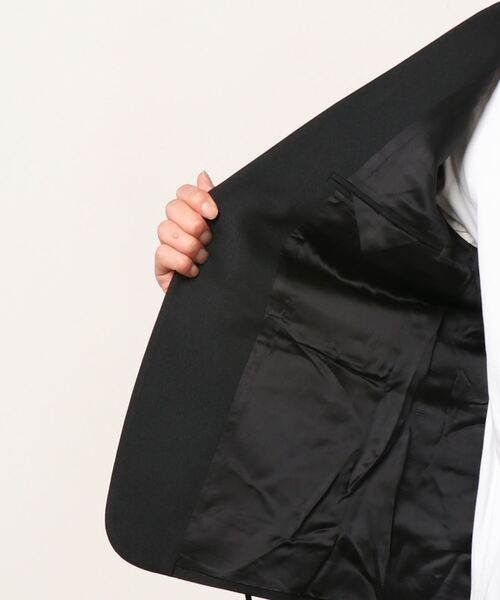 RANDOM IDENTITIES（ランダムアイデンティティーズ）の「Random Identities/ランダム アイデンティティーズ/TIE BLAZER（テーラードジャケット・メンズ・ブラック/レッド・50/48）」の4枚目の写真