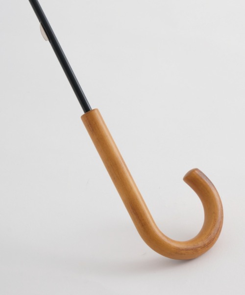 392 plusm（サンキューニプリュスエム）の「Umbrella Long 60 - check - 790191（長傘・レディース・イエロー/ベージュ/オフホワイト/グリーン・60cm）」の6枚目の写真