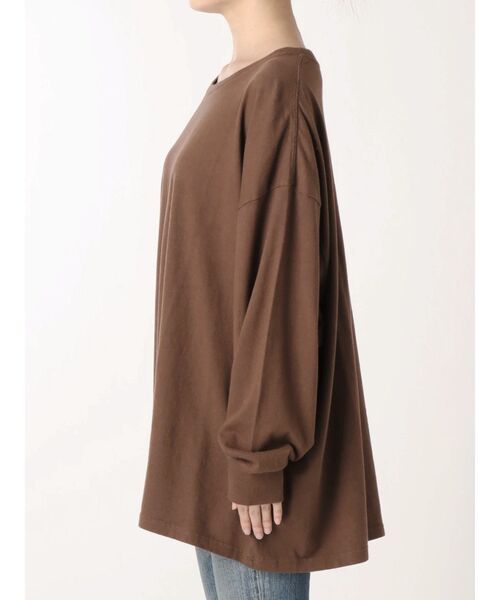 Ungrid（アングリッド）の「ドルマンスリーブカットソー（Tシャツ/カットソー・レディース・ブラウン・FREE）」の9枚目の写真