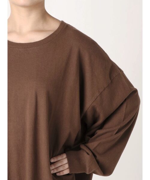 Ungrid（アングリッド）の「ドルマンスリーブカットソー（Tシャツ/カットソー・レディース・ブラウン・FREE）」の13枚目の写真