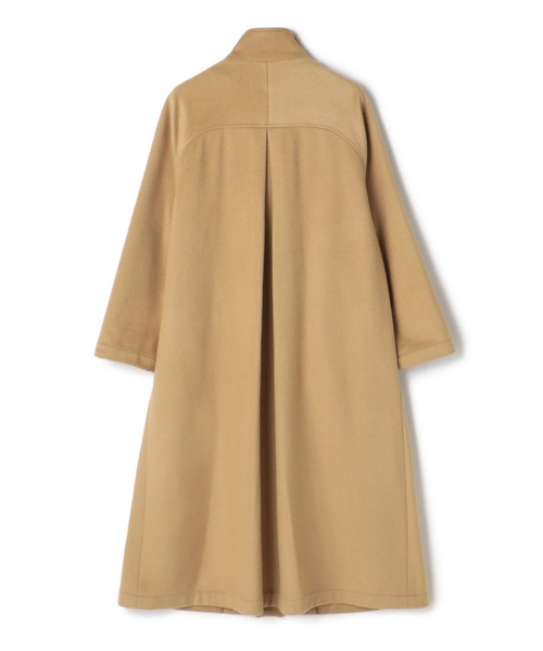 ReNorm（リノーム）の「ウール混スタンドネックラグランコート（ステンカラーコート・レディース・グレー/キャメル・フリー）」の20枚目の写真