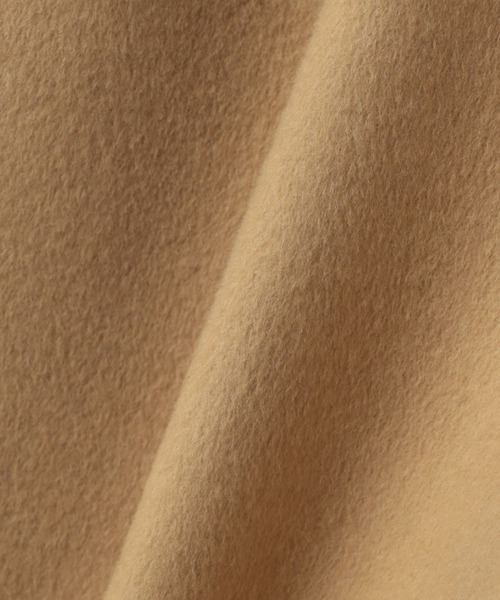 ReNorm（リノーム）の「ウール混スタンドネックラグランコート（ステンカラーコート・レディース・グレー/キャメル・フリー）」の10枚目の写真