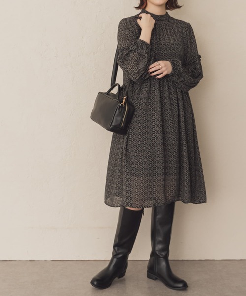 RODE SKO(ロデスコ)の「ミディアムボストンショルダーバッグ(ボストンバッグ・レディース・ブラック/ボルドー・ONE)」の11枚目の写真