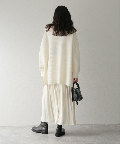 JOURNAL STANDARD(ジャーナルスタンダード)の「フィットギャザーロングスカート(スカート・レディース・カーキ/ホワイト/ブラック・38/36)」の7枚目の写真