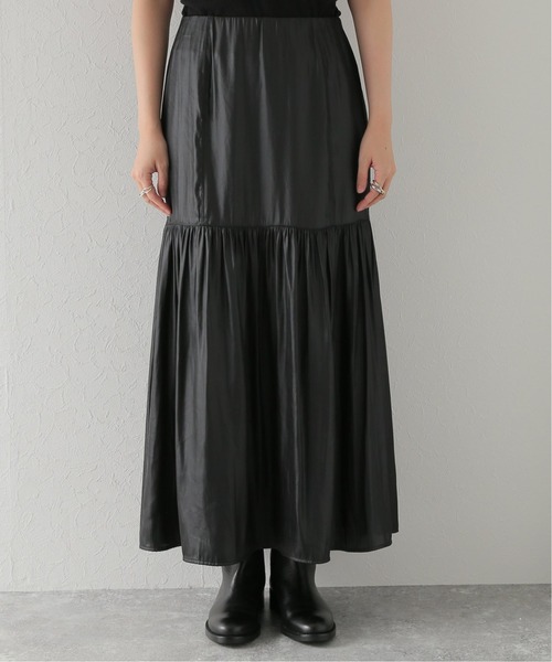 JOURNAL STANDARD(ジャーナルスタンダード)の「フィットギャザーロングスカート(スカート・レディース・カーキ/ホワイト/ブラック・38/36)」の10枚目の写真