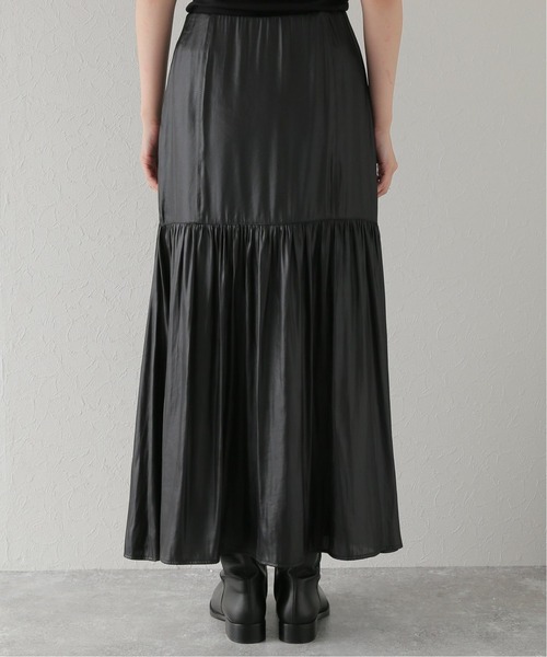 JOURNAL STANDARD(ジャーナルスタンダード)の「フィットギャザーロングスカート(スカート・レディース・カーキ/ホワイト/ブラック・38/36)」の12枚目の写真